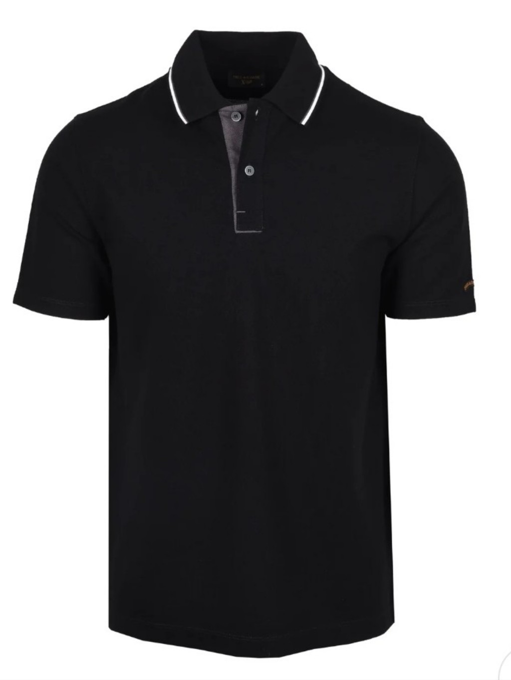 Paul & Shark Tipped Polo Shirt Black